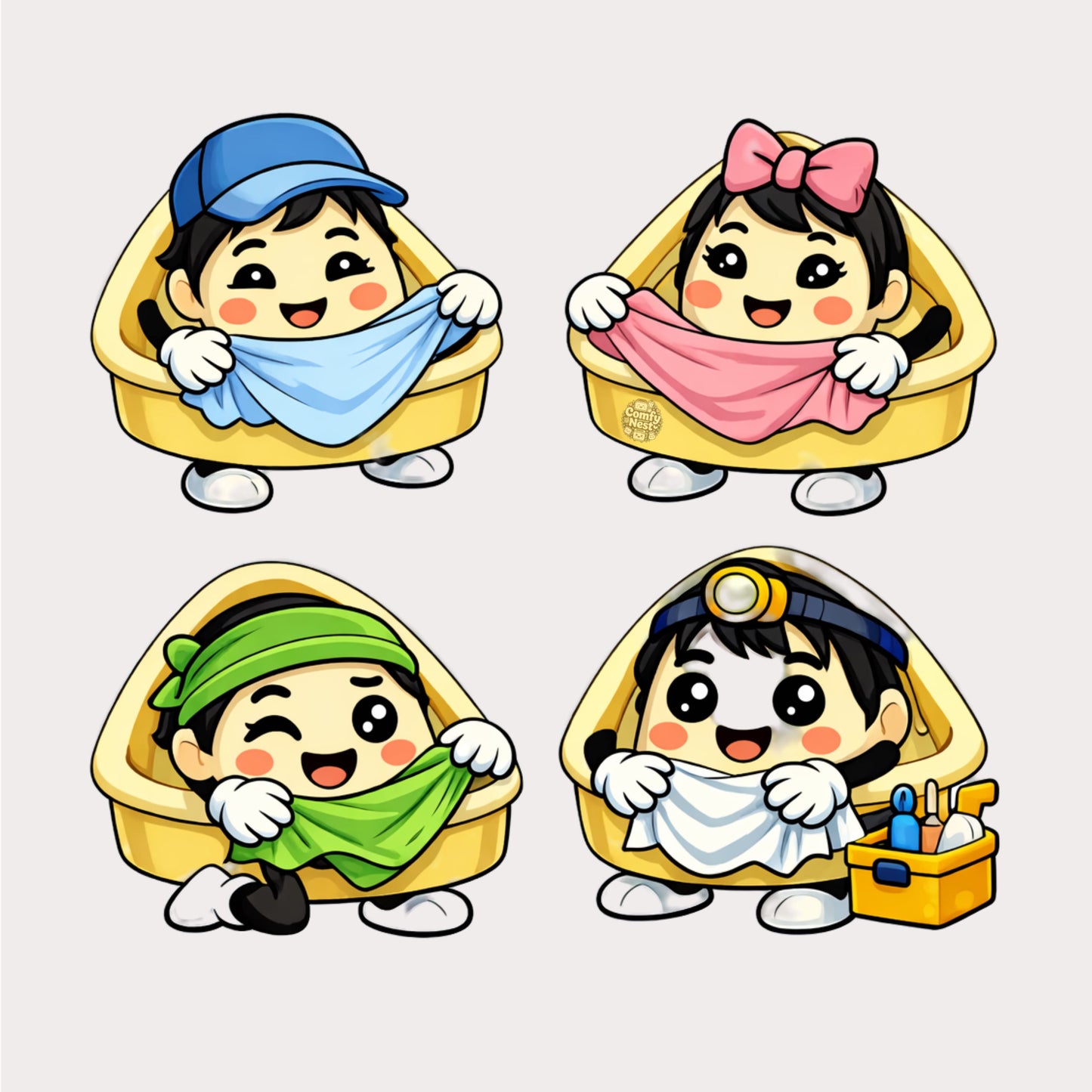 ComfyNest™ - Triangle Sushi Press ComfyNest