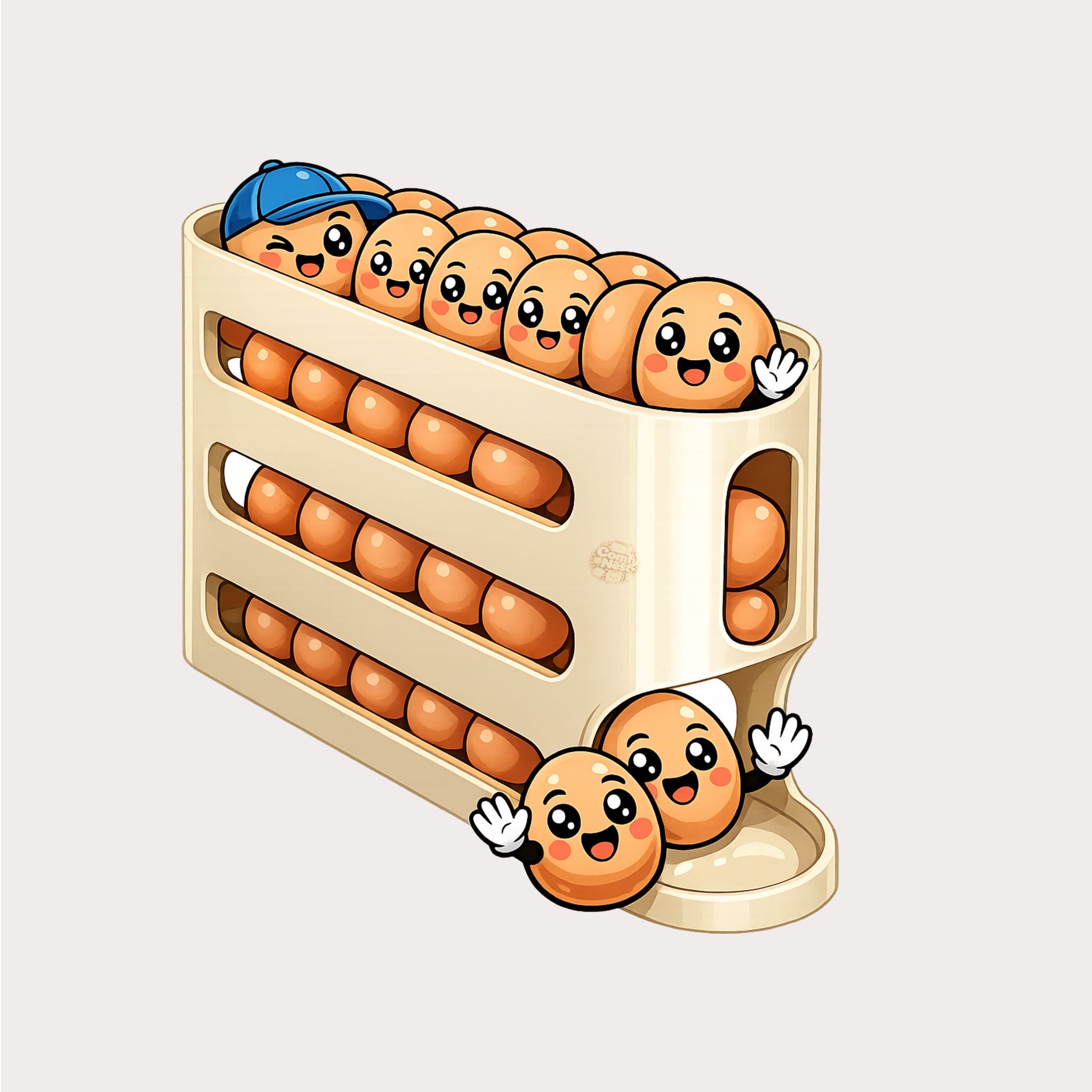 ComfyNest™ - Fridge Eggs Slider ComfyNest