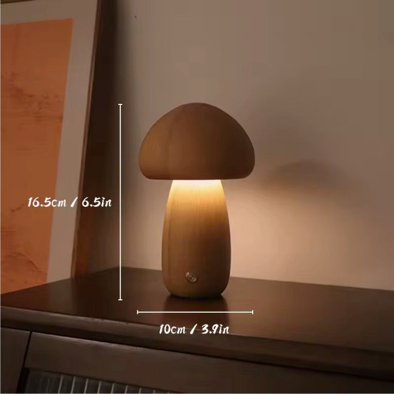 ComfyNest™ - Wood Mushroom Light