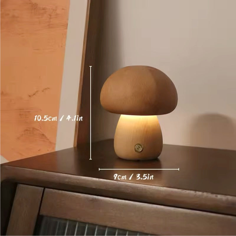 ComfyNest™ - Wood Mushroom Light