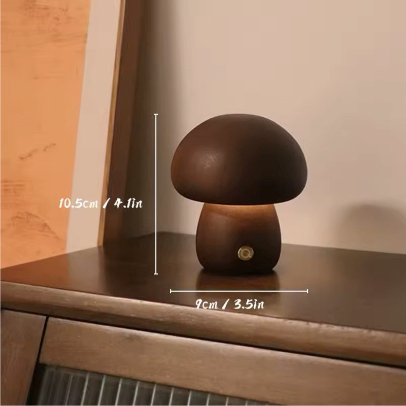 ComfyNest™ - Wood Mushroom Light